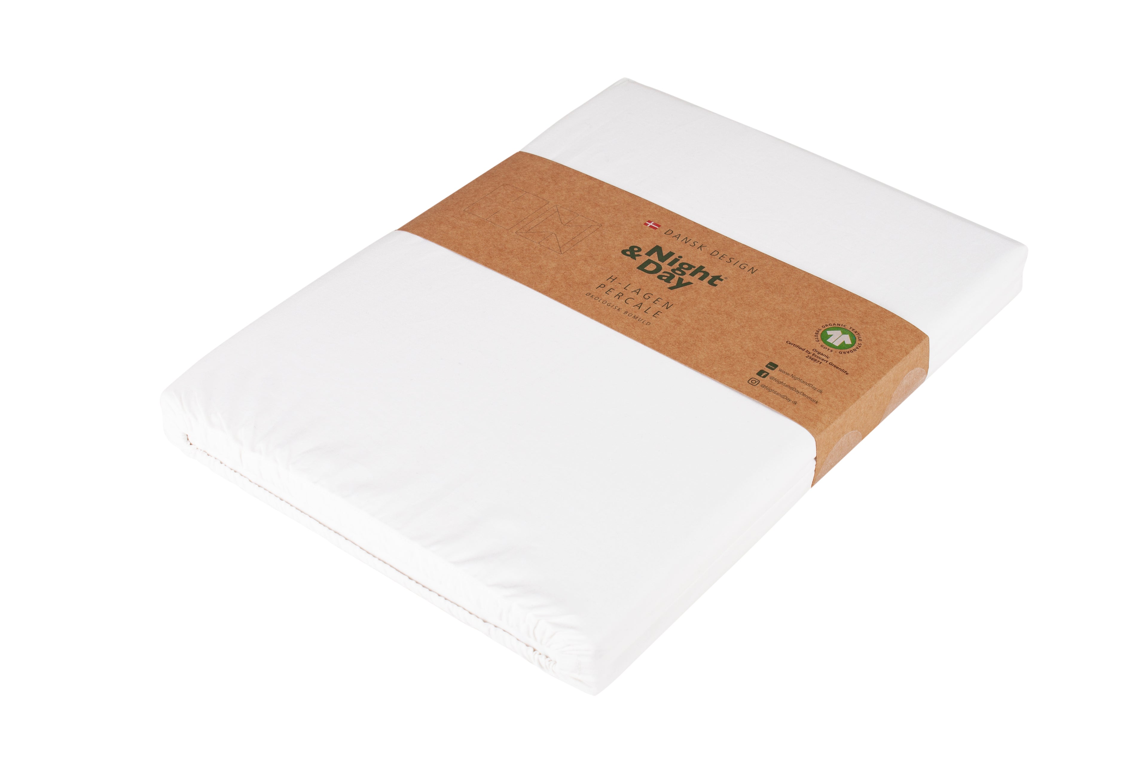 Percale splitlagen – økologisk