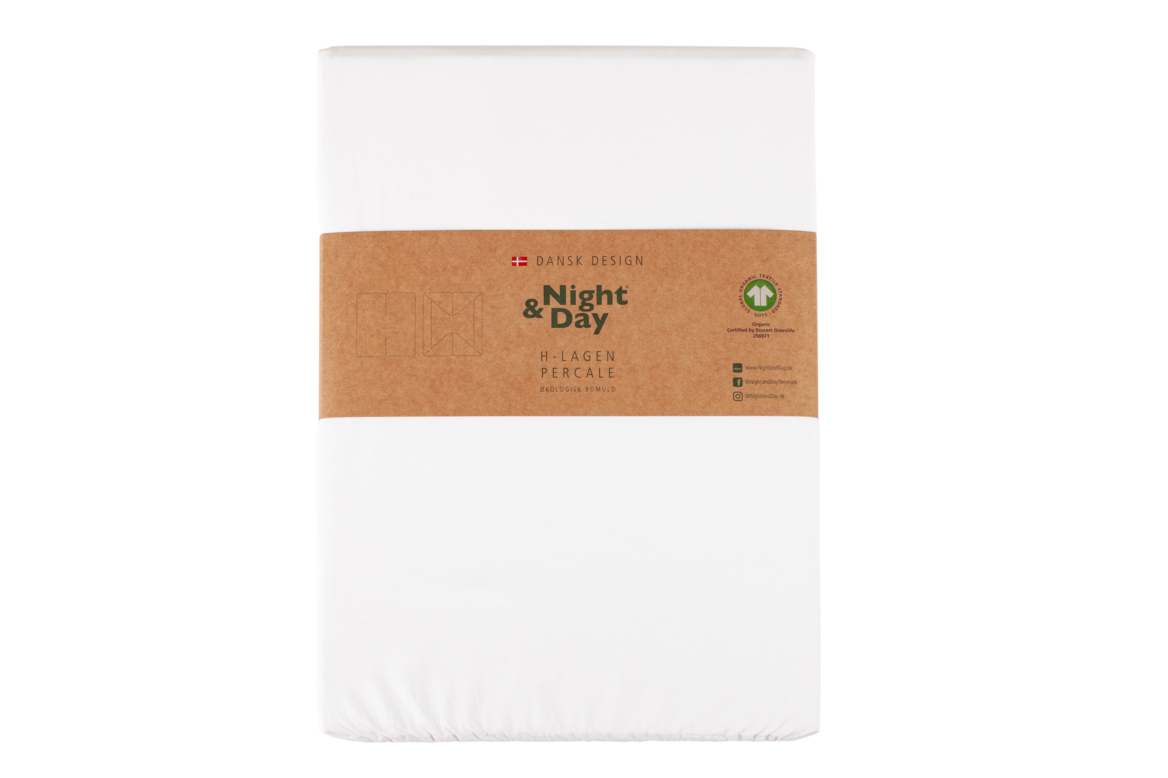 Percale splitlagen – økologisk