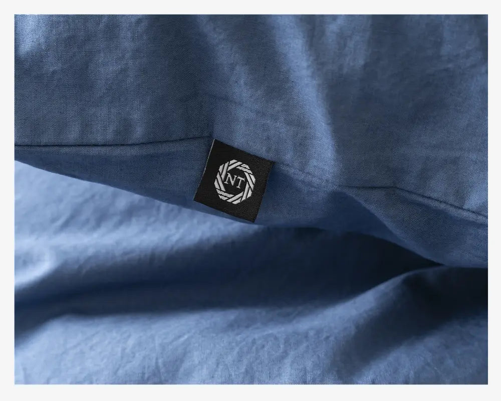 Økologisk sengesæt Kelly - Blue