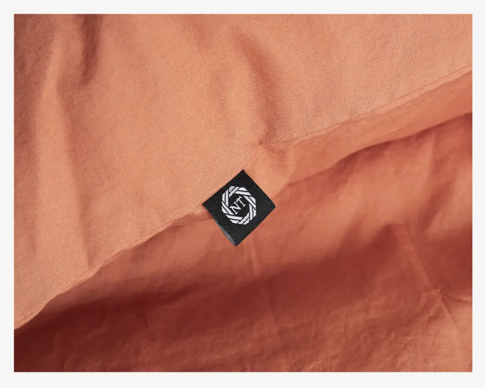 Økologisk sengesæt Kelly - Burnt Sienna