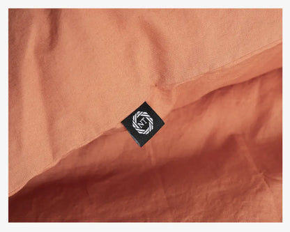 Økologisk sengesæt Kelly - Burnt Sienna