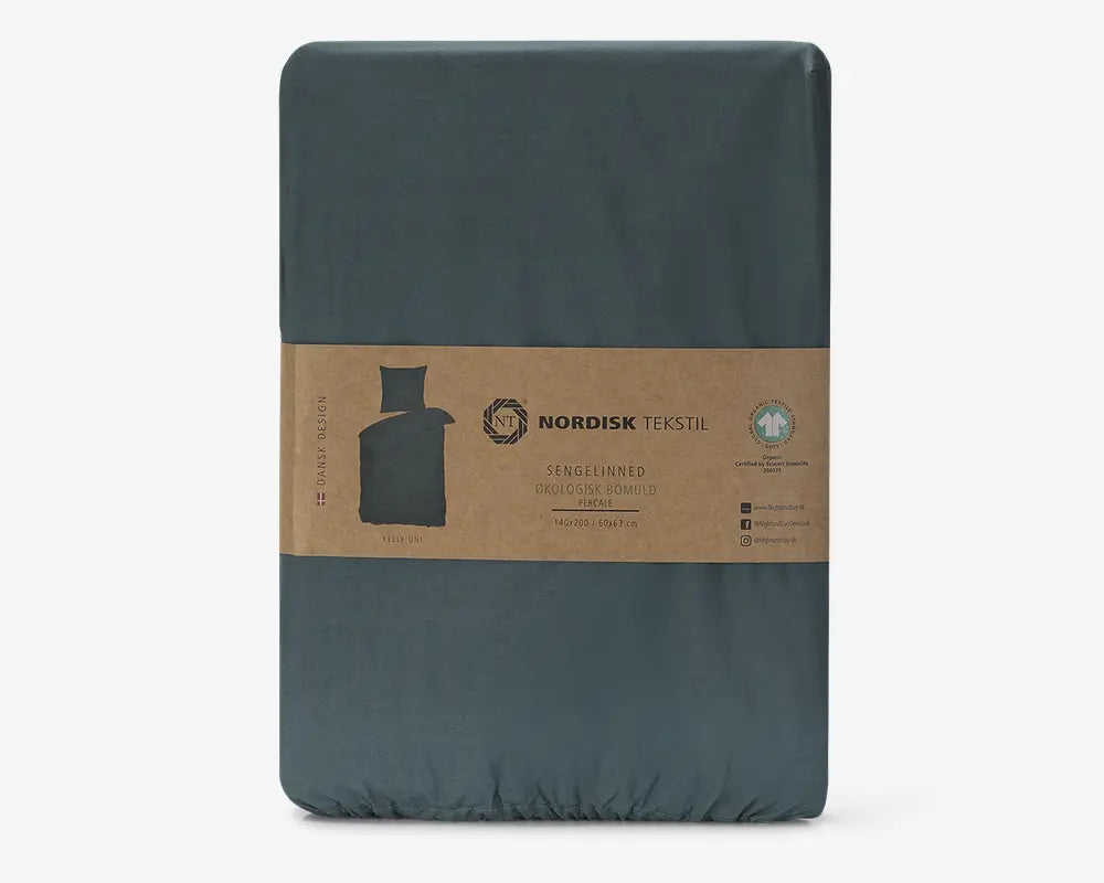 Økologisk sengesæt Kelly - Dark Forest