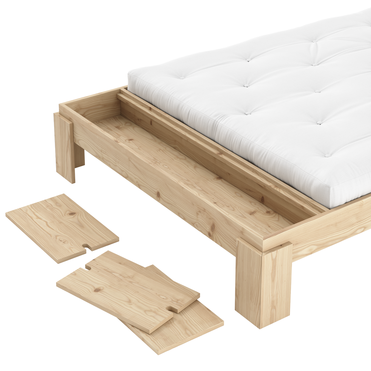 LAYERS BED BENCH CLEAR