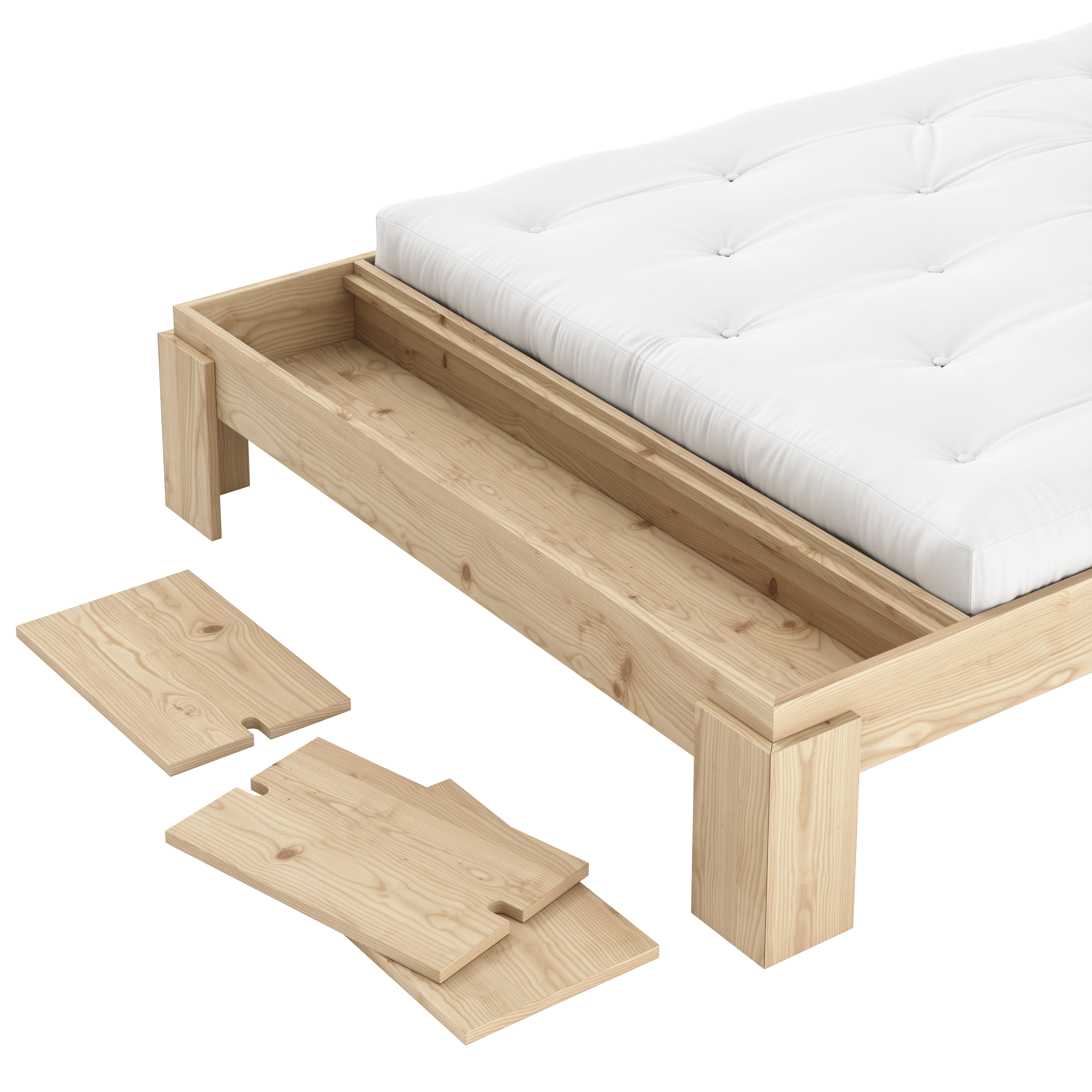 LAYERS BED BENCH CLEAR